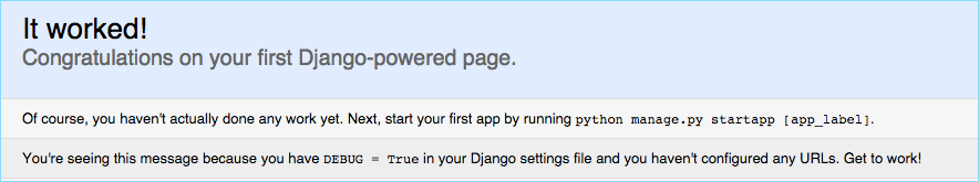 Django example